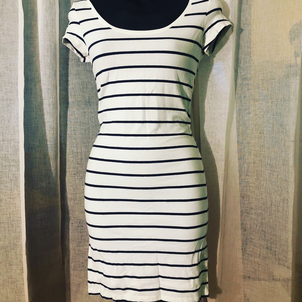 Casual stripe dress